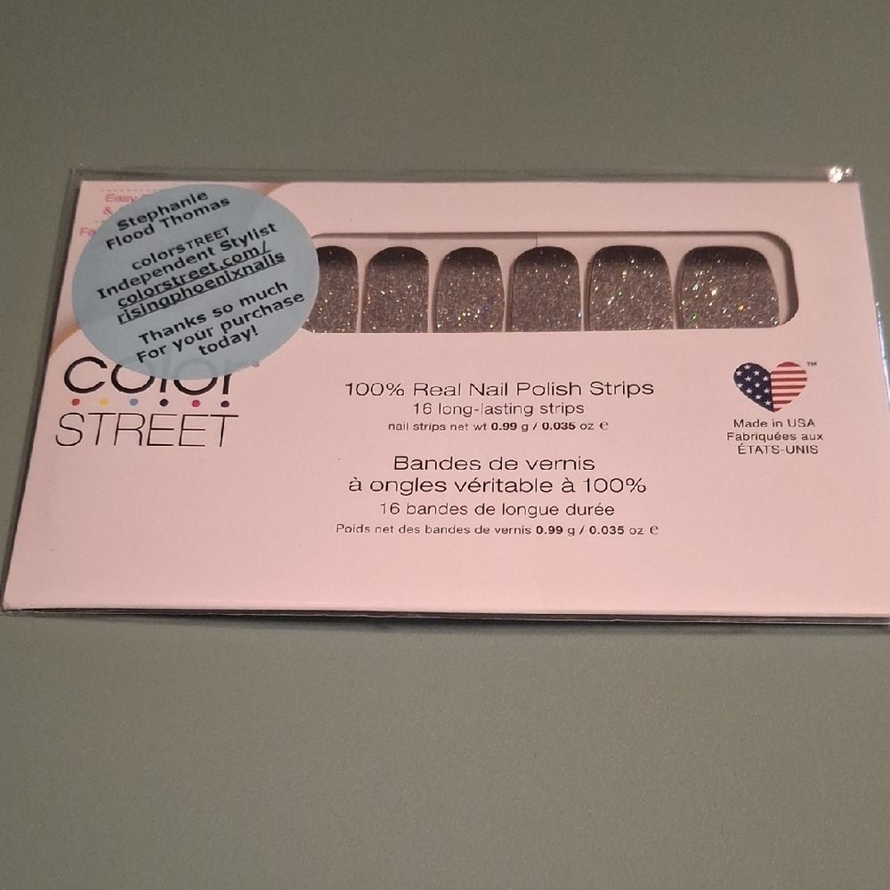 Color Street Underground Magic Glitter Nail Polish Strips
